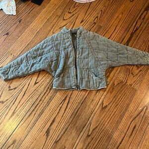 Char Sor green Quilted Jacket